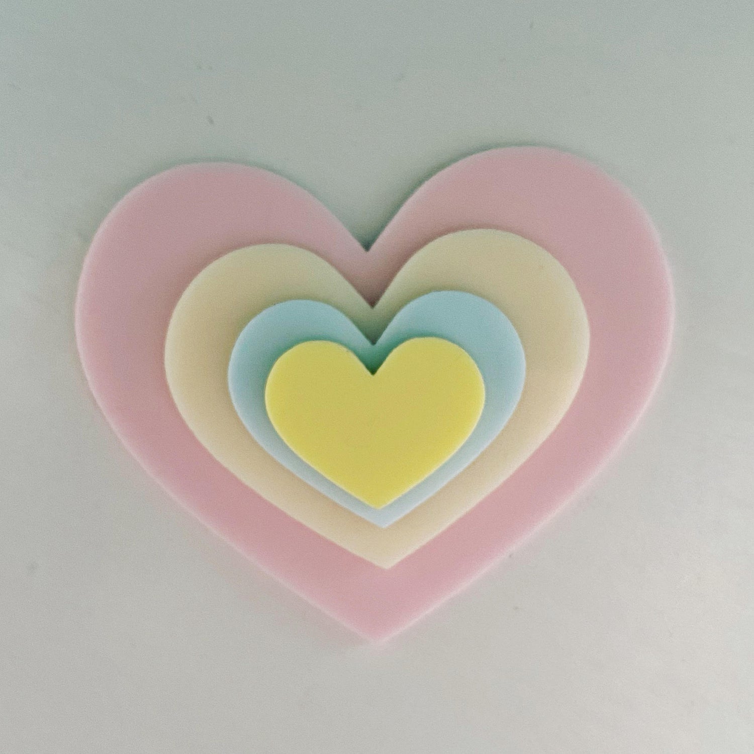 Set of Four Heart Templates