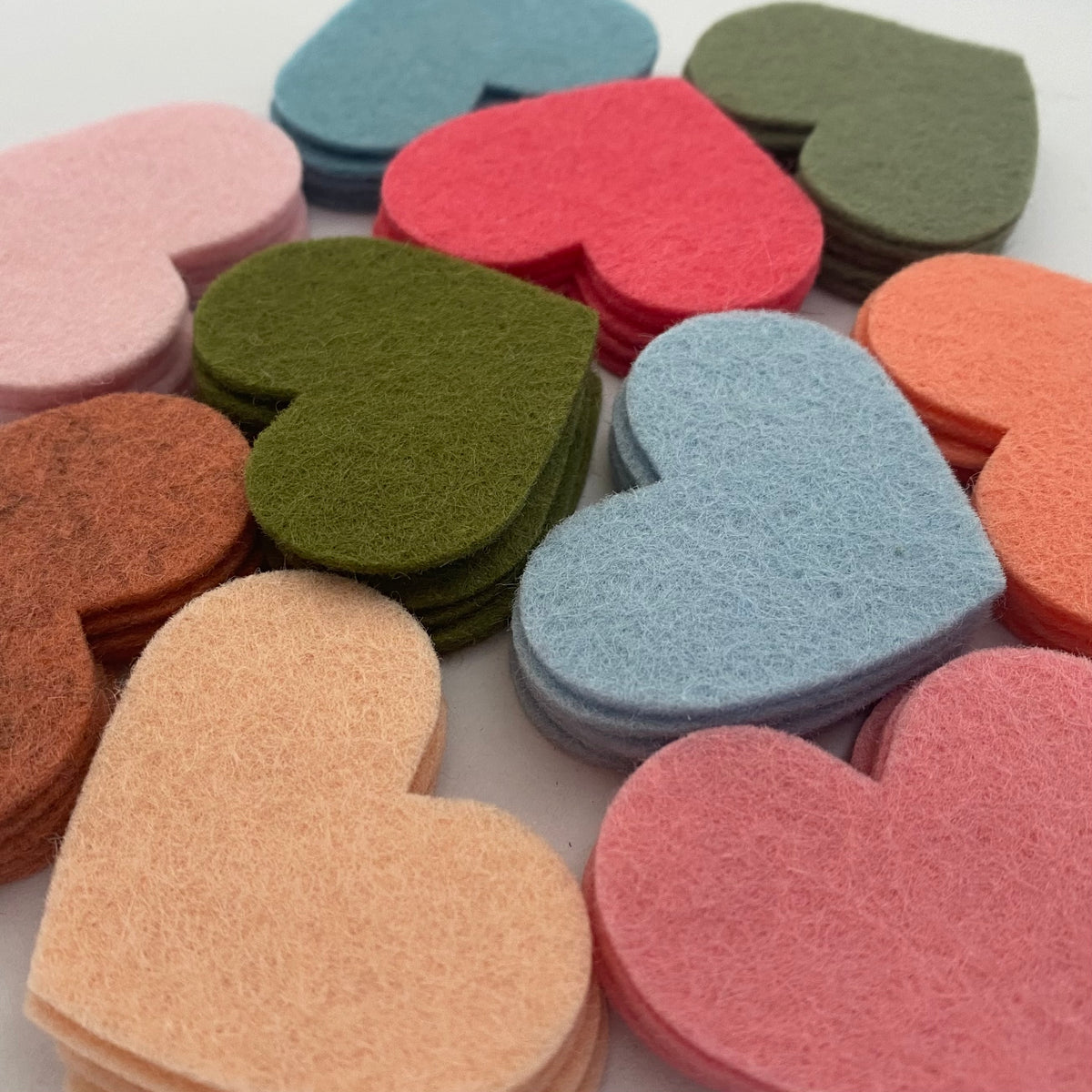 Pre-Cut Hearts (50)