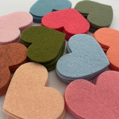 Pre-Cut Hearts (50)