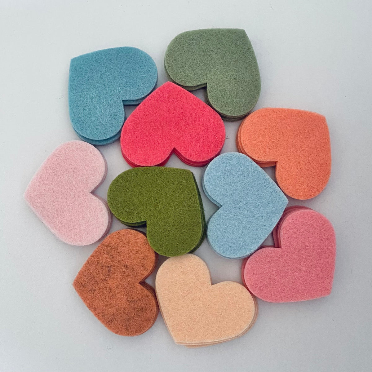 Pre-Cut Hearts (50)
