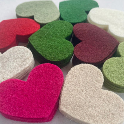 Pre-Cut Hearts (50)