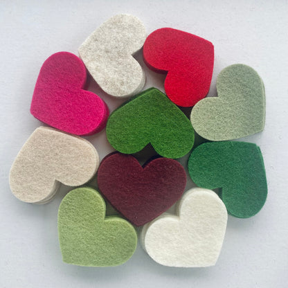 Pre-Cut Hearts (50)