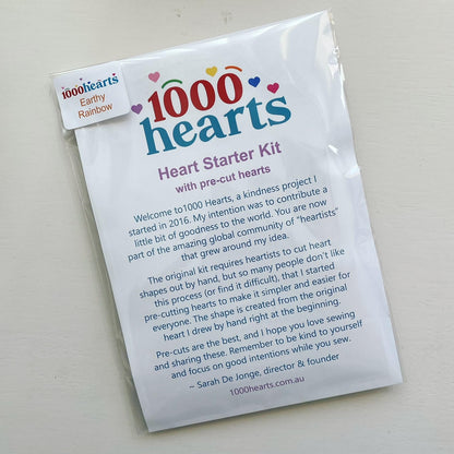 Heart Starter Kit with pre-cut hearts