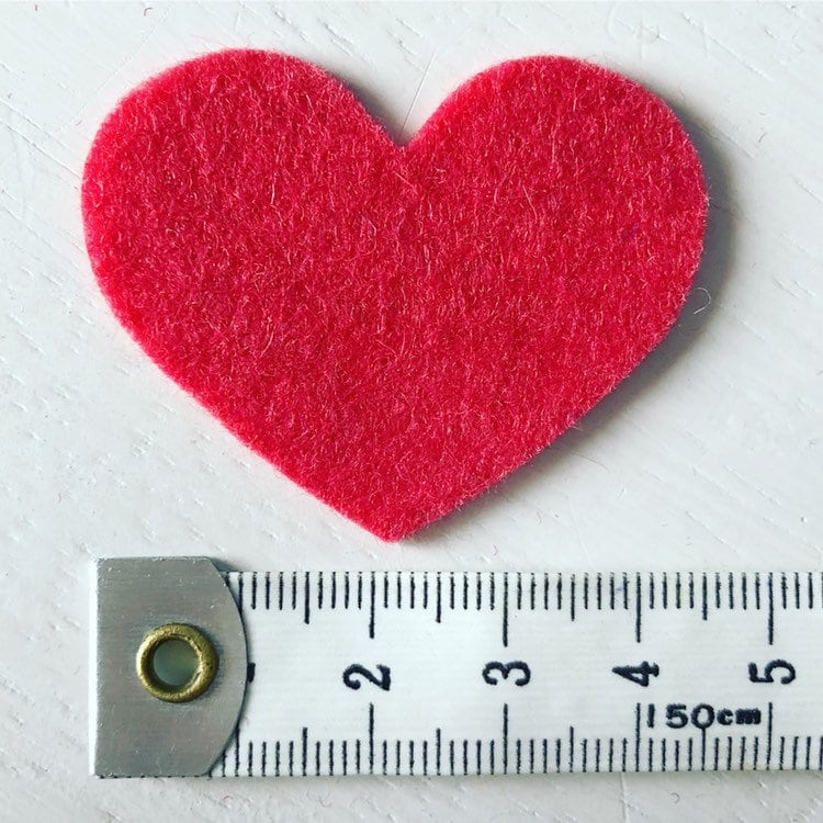 Pre-Cut Hearts (50)