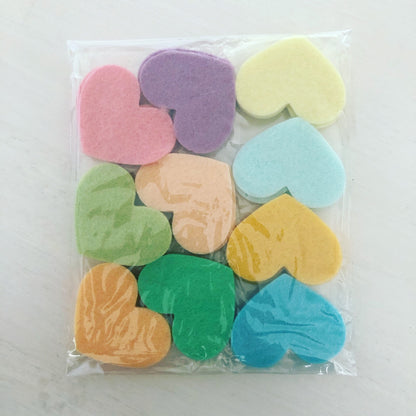 50 Pre-Cut Hearts - CLASSIC Colour Packs