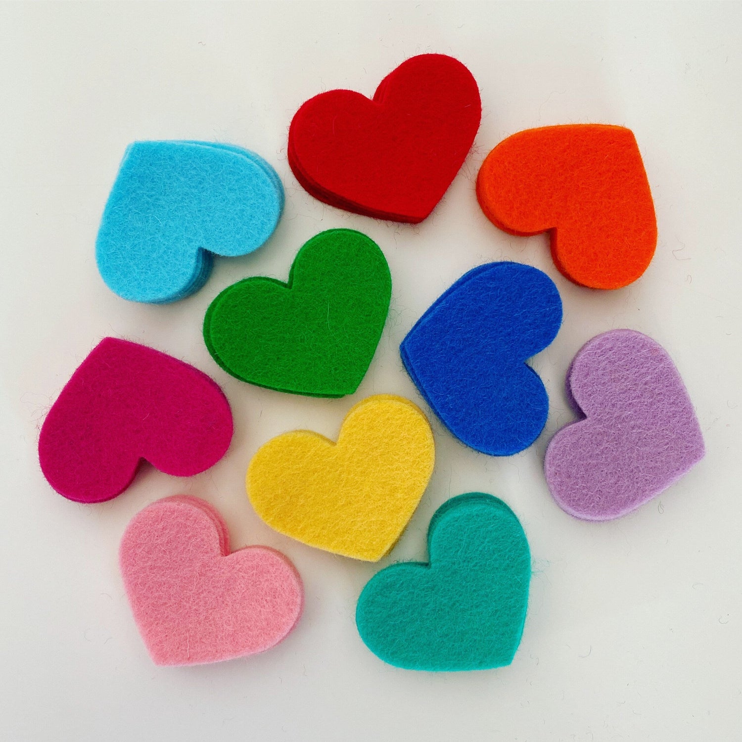 50 Pre-Cut Hearts - SPECIAL EDITION Colour Packs