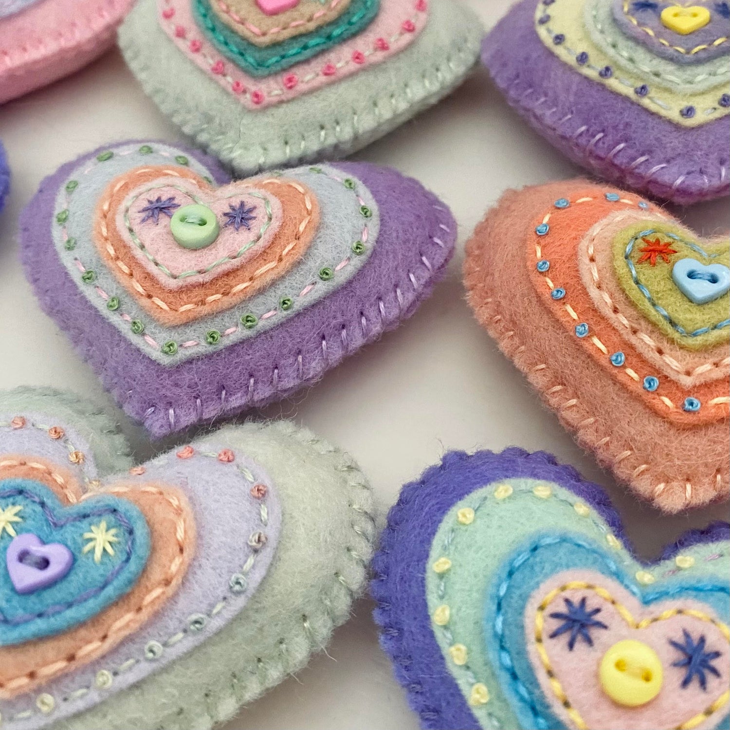 Kit - Embellished Hearts with Pre-Cuts