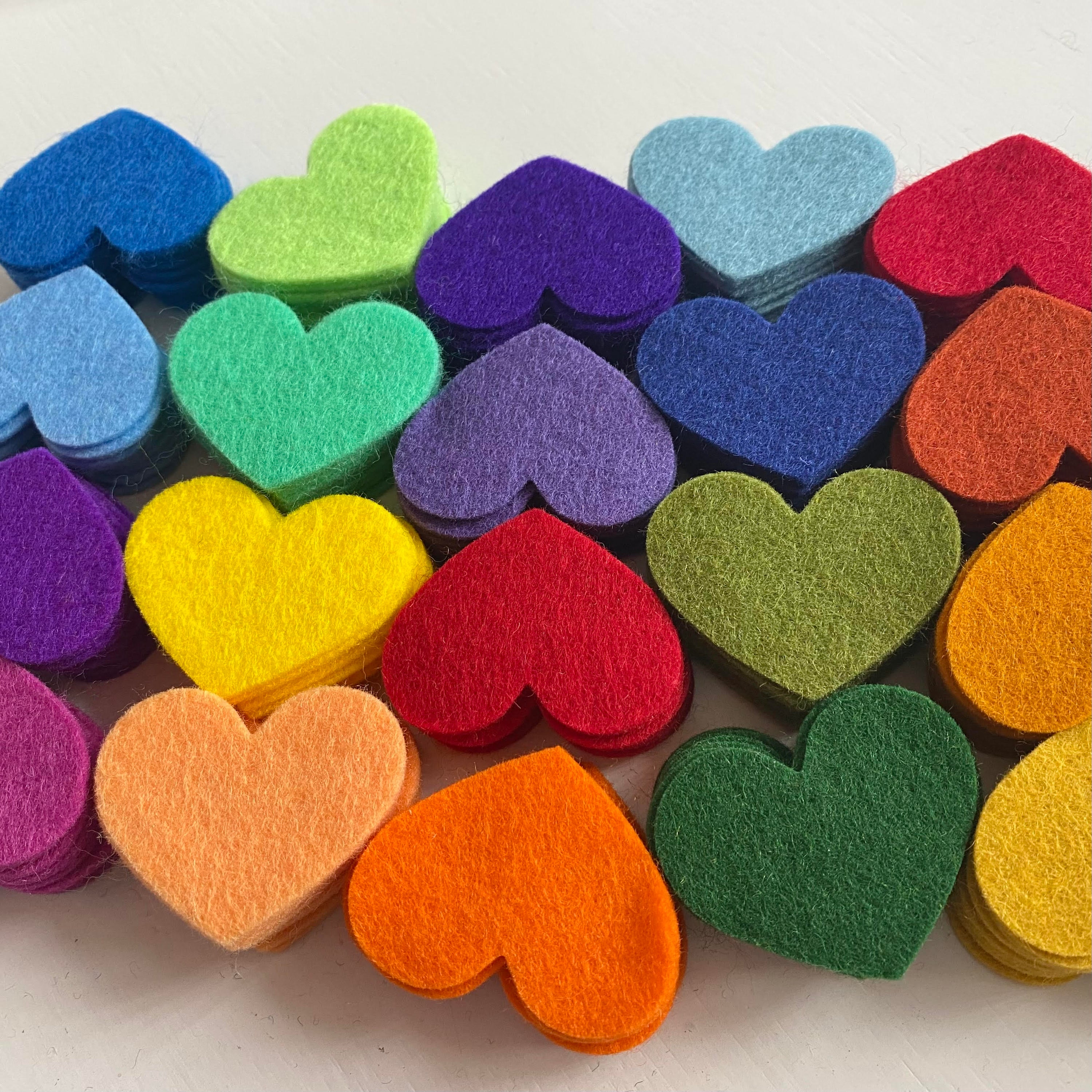 Pre-Cut Hearts (200)