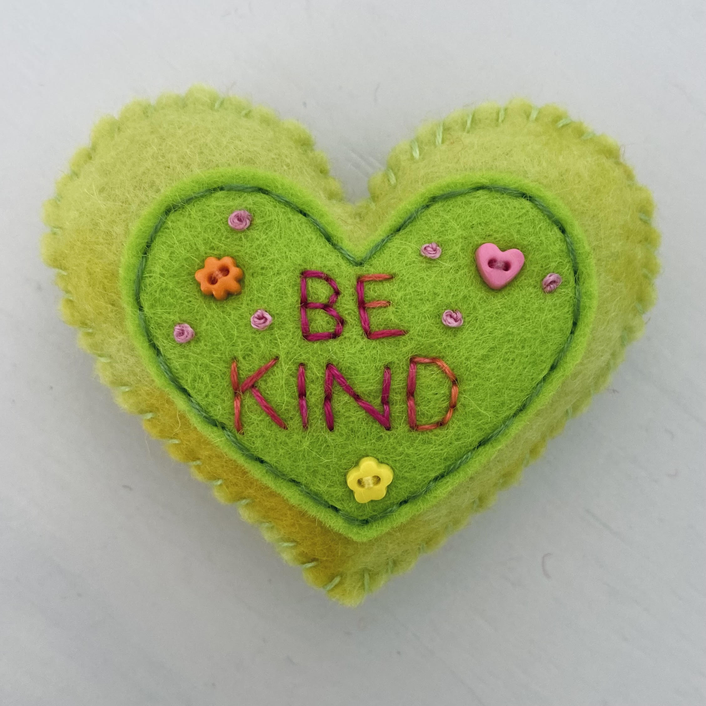Pocket Heart with Word (6cm)